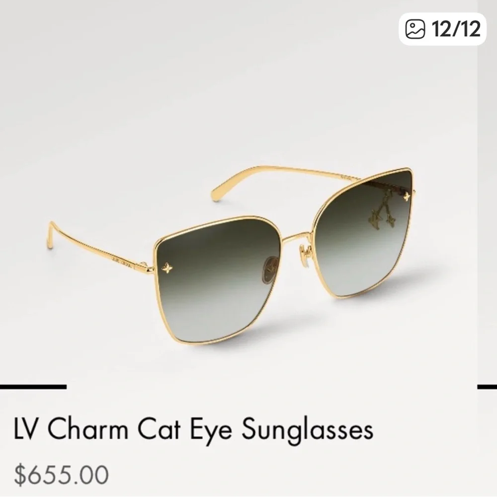 Louis Vuitton Charm Cat Eye Sunglasses - Picture 3 of 6